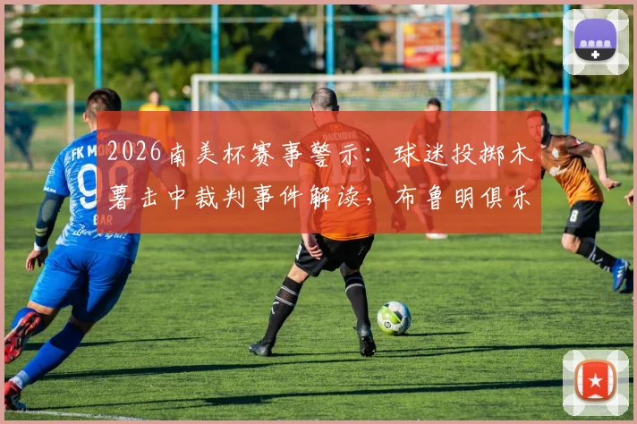 2026南美杯赛事警示:球迷投掷木薯击中裁判事件解读,布鲁明俱乐部遭重罚15000美元详情分析